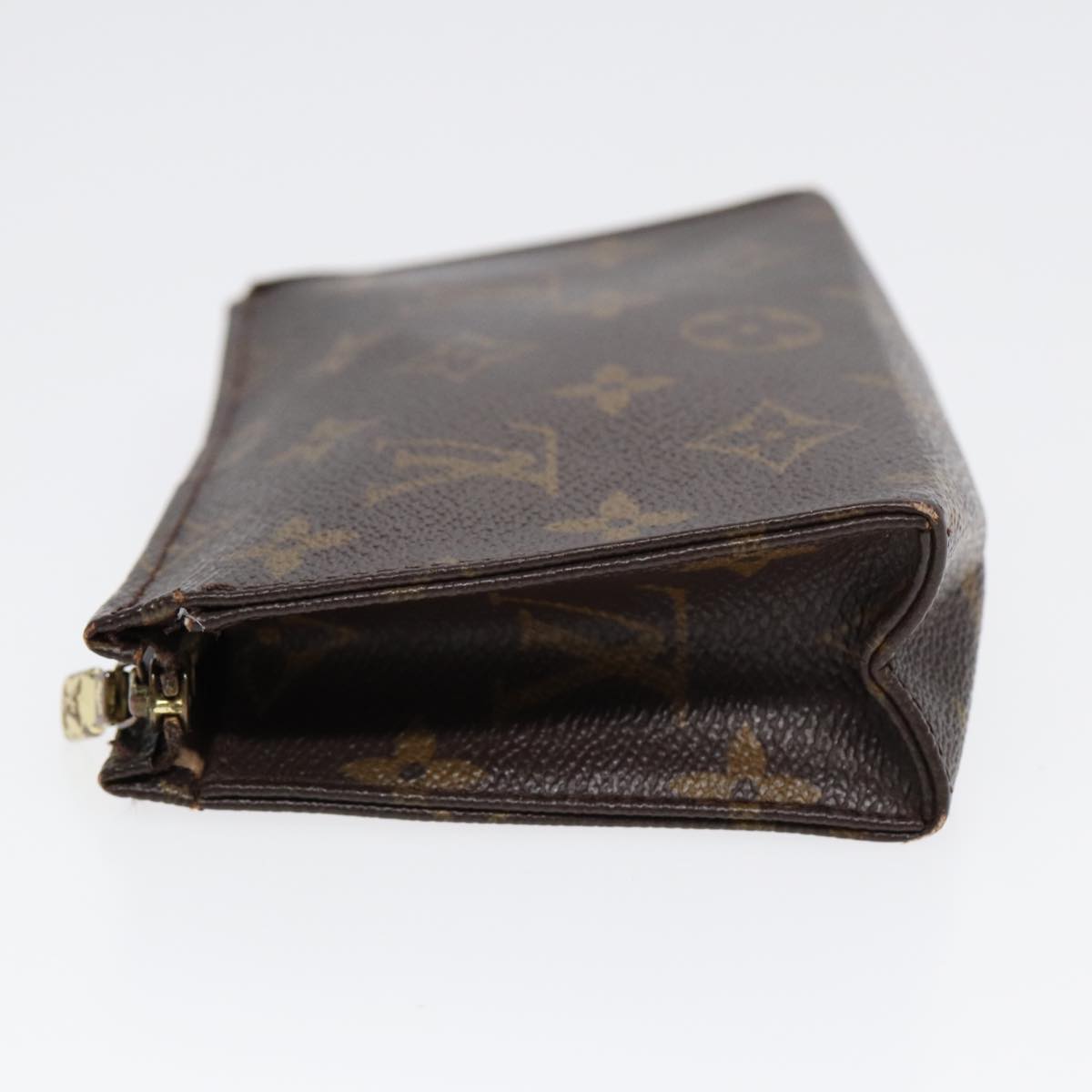 LOUIS VUITTON Monogram Poche Toilette 15 Pouch M47546 LV Auth 86290