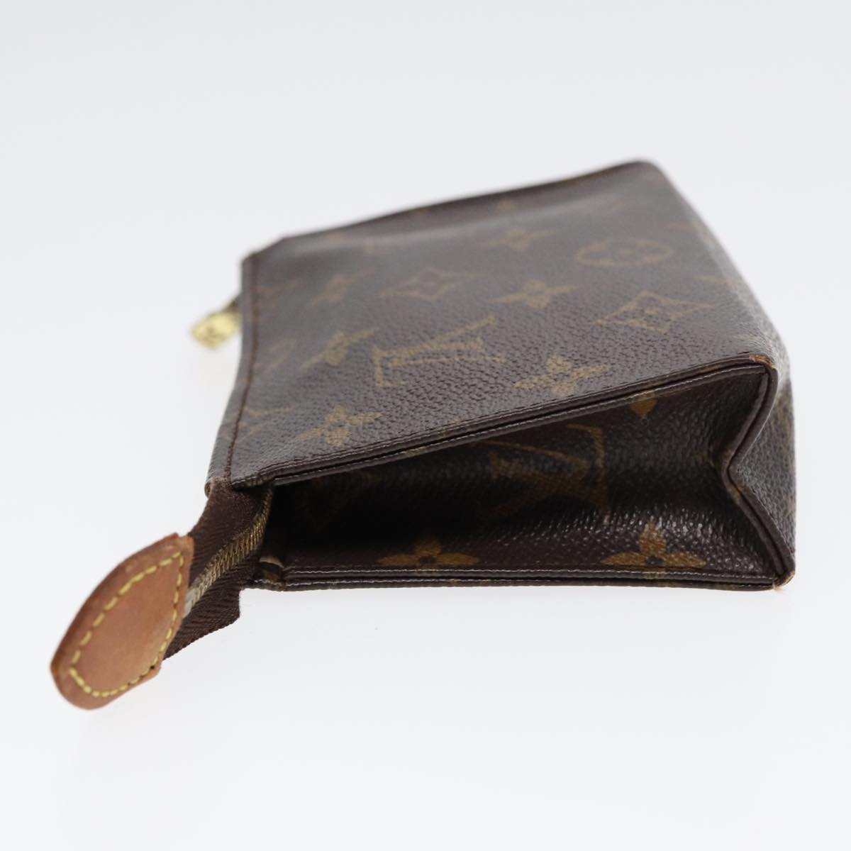 LOUIS VUITTON Monogram Poche Toilette 15 Pouch M47546 LV Auth 86290