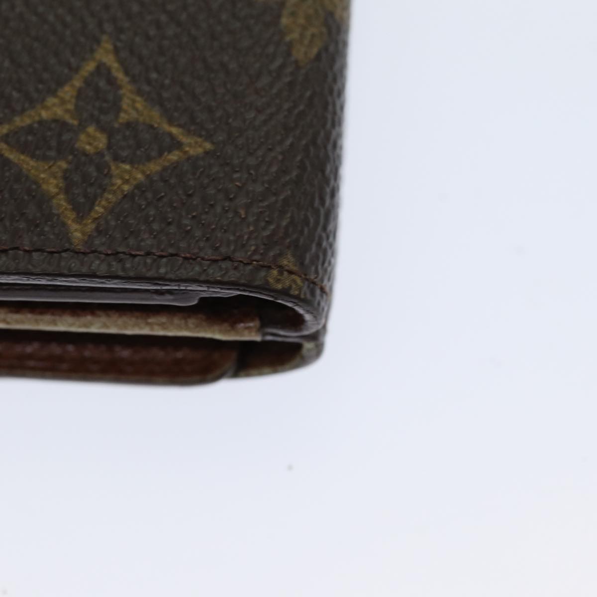 LOUIS VUITTON Monogram Portefeuille Elise Trifold Wallet M61654 LV Auth 86291