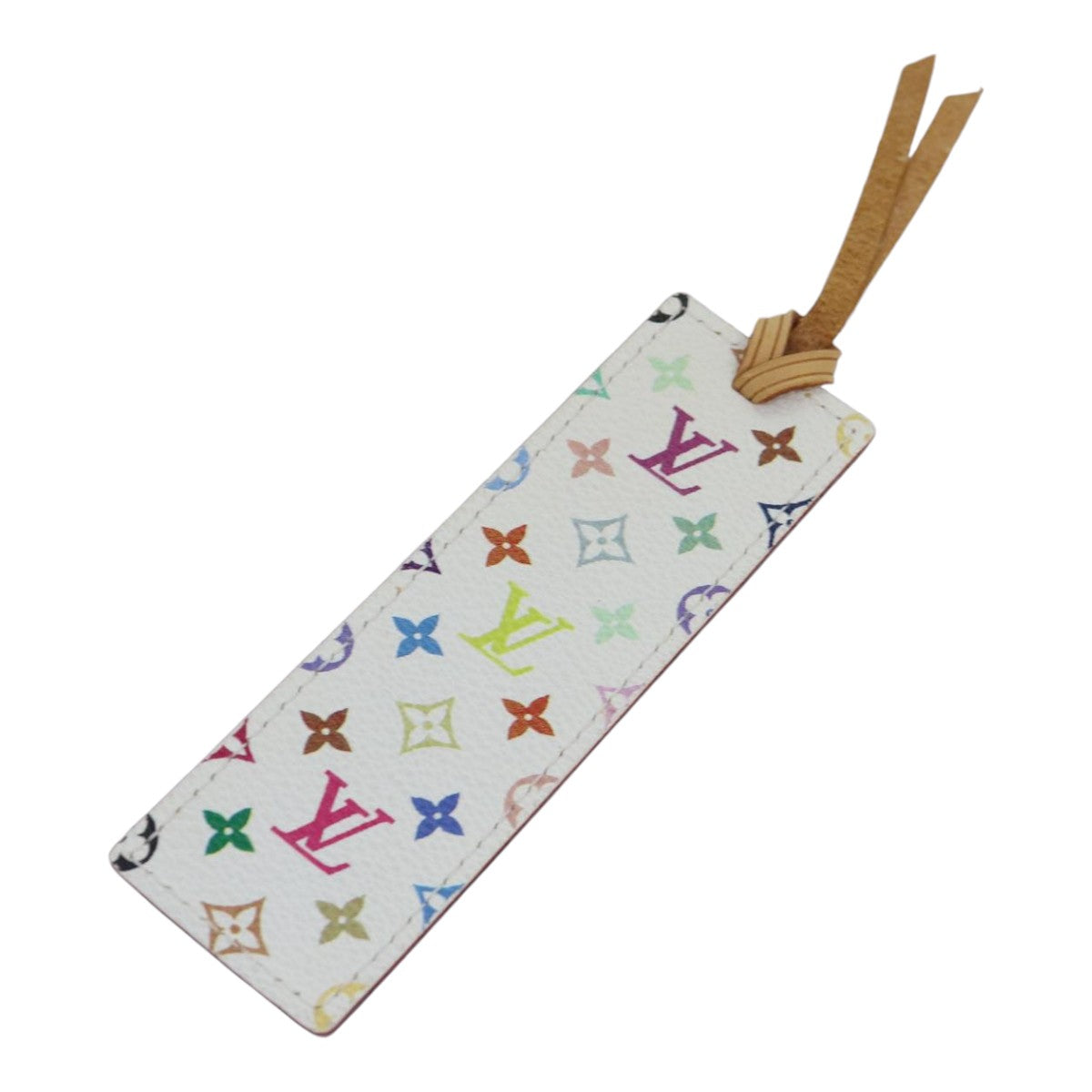 LOUIS VUITTON Monogram Multicolor Mark Page Kadu Bookmark M99196 LV Auth 86295