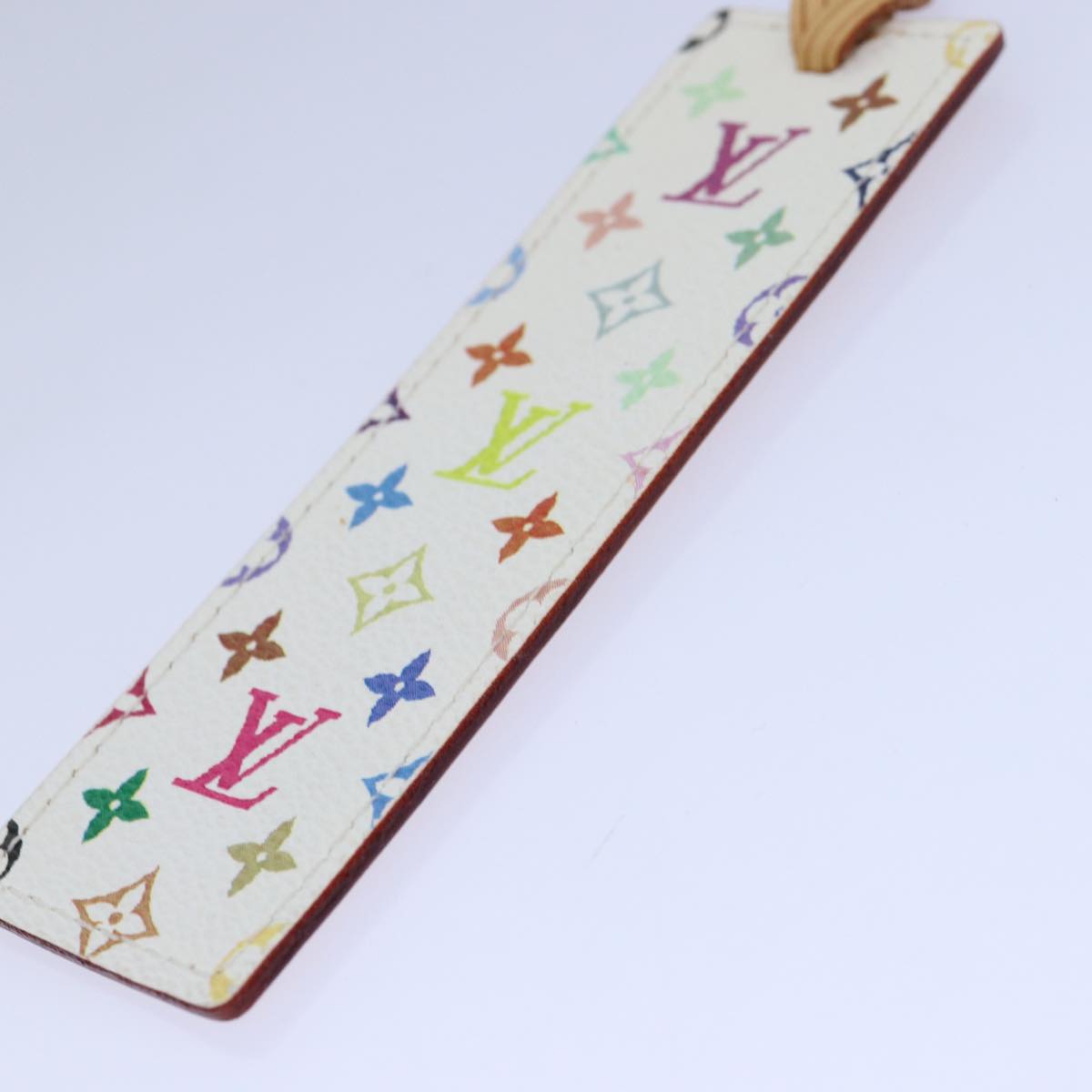 LOUIS VUITTON Monogram Multicolor Mark Page Kadu Bookmark M99196 LV Auth 86295