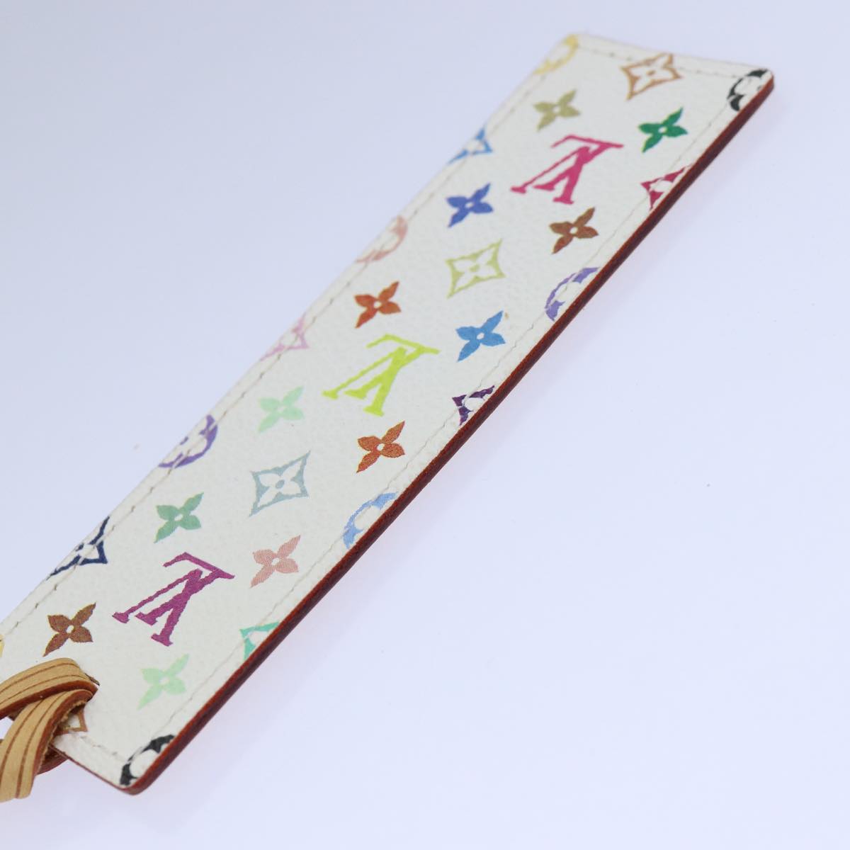 LOUIS VUITTON Monogram Multicolor Mark Page Kadu Bookmark M99196 LV Auth 86295