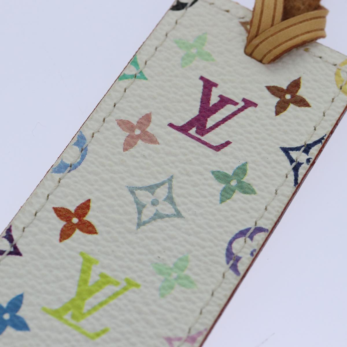 LOUIS VUITTON Monogram Multicolor Mark Page Kadu Bookmark M99196 LV Auth 86295