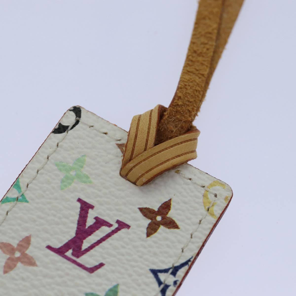 LOUIS VUITTON Monogram Multicolor Mark Page Kadu Bookmark M99196 LV Auth 86295