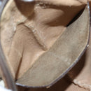 GUCCI GG Canvas Web Sherry Line Shoulder Bag PVC Beige Gold 68.02.047 Auth 86305-11