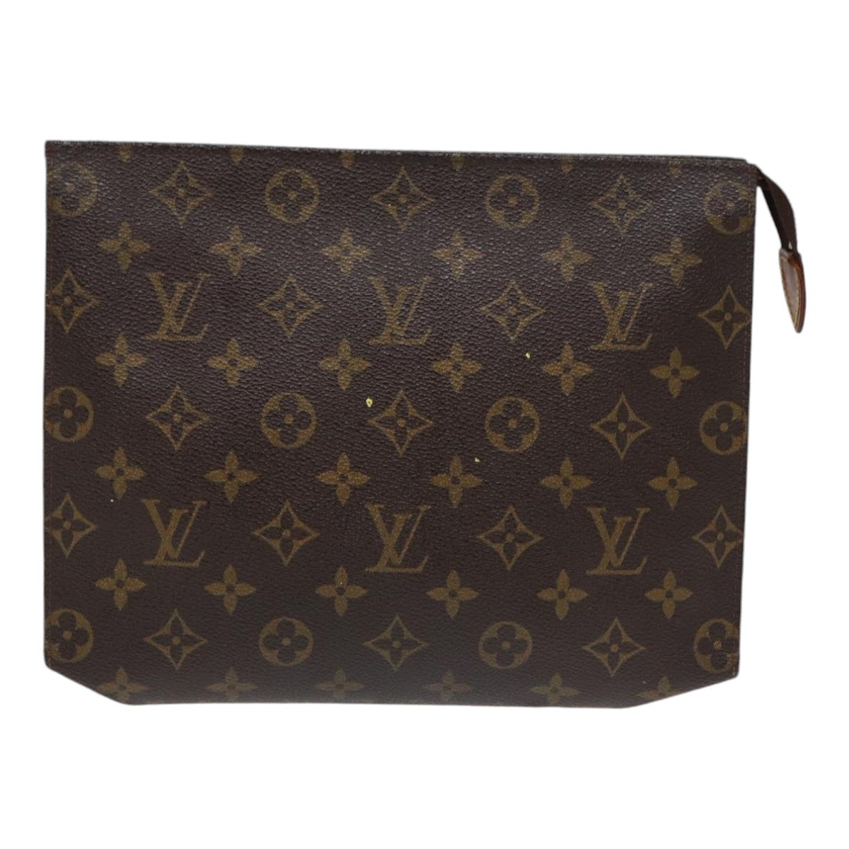 LOUIS VUITTON Monogram Poche Toilette 26 Pouch M47542 LV Auth 86313