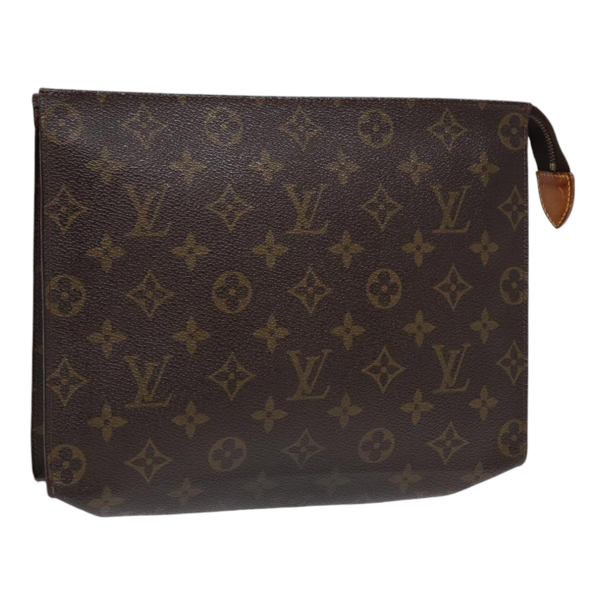 LOUIS VUITTON Monogram Poche Toilette 26 Pouch M47542 LV Auth 86314