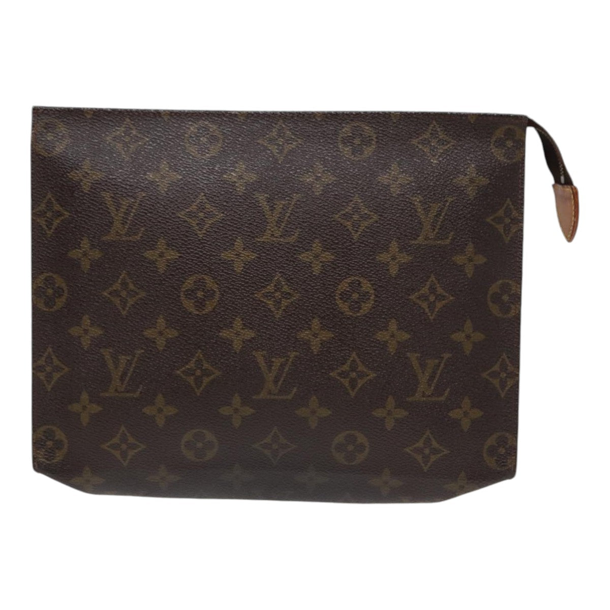 LOUIS VUITTON Monogram Poche Toilette 26 Pouch M47542 LV Auth 86314