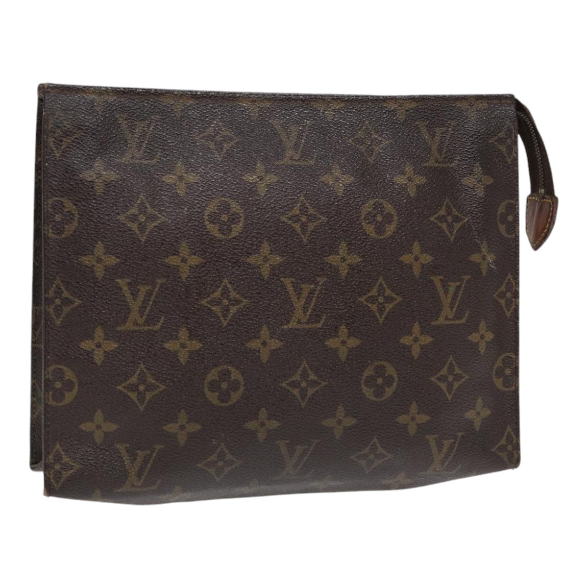 LOUIS VUITTON Monogram Poche Toilette 26 Pouch M47542 LV Auth 86315