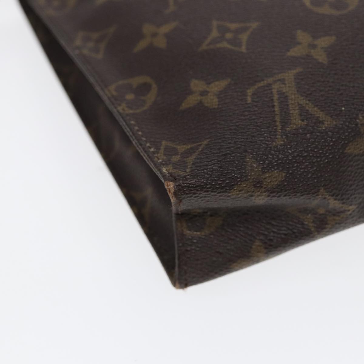 LOUIS VUITTON Monogram Poche Toilette 26 Pouch M47542 LV Auth 86315