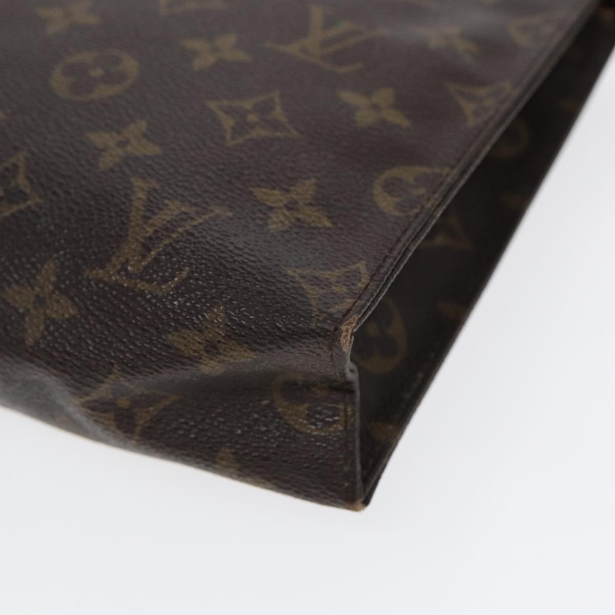 LOUIS VUITTON Monogram Poche Toilette 26 Pouch M47542 LV Auth 86315