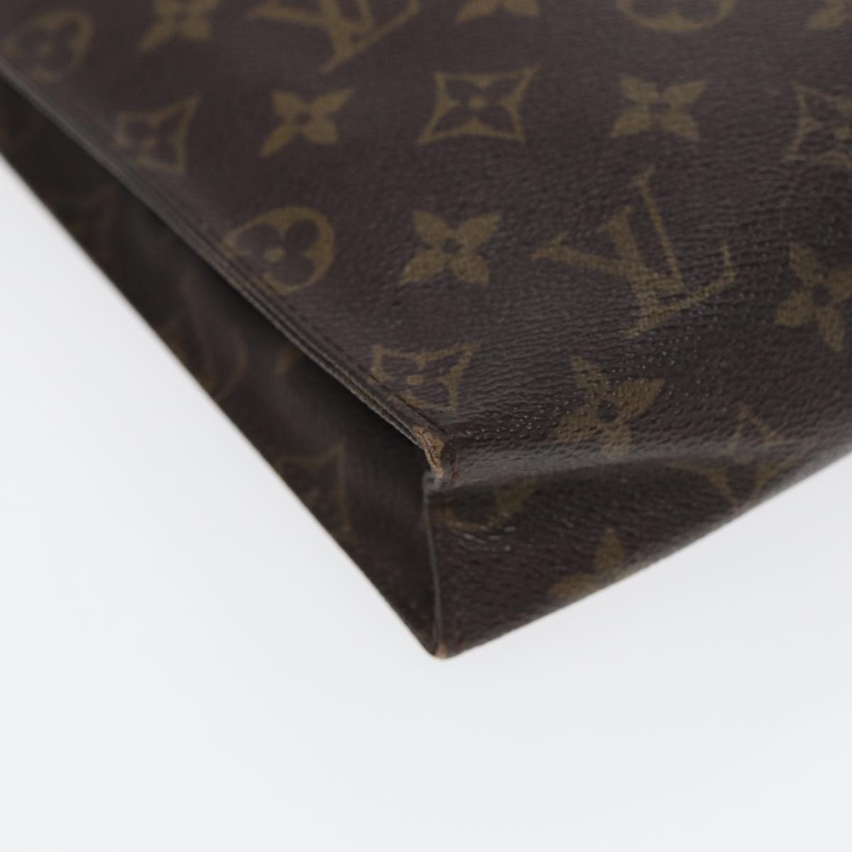 LOUIS VUITTON Monogram Poche Toilette 26 Pouch M47542 LV Auth 86315