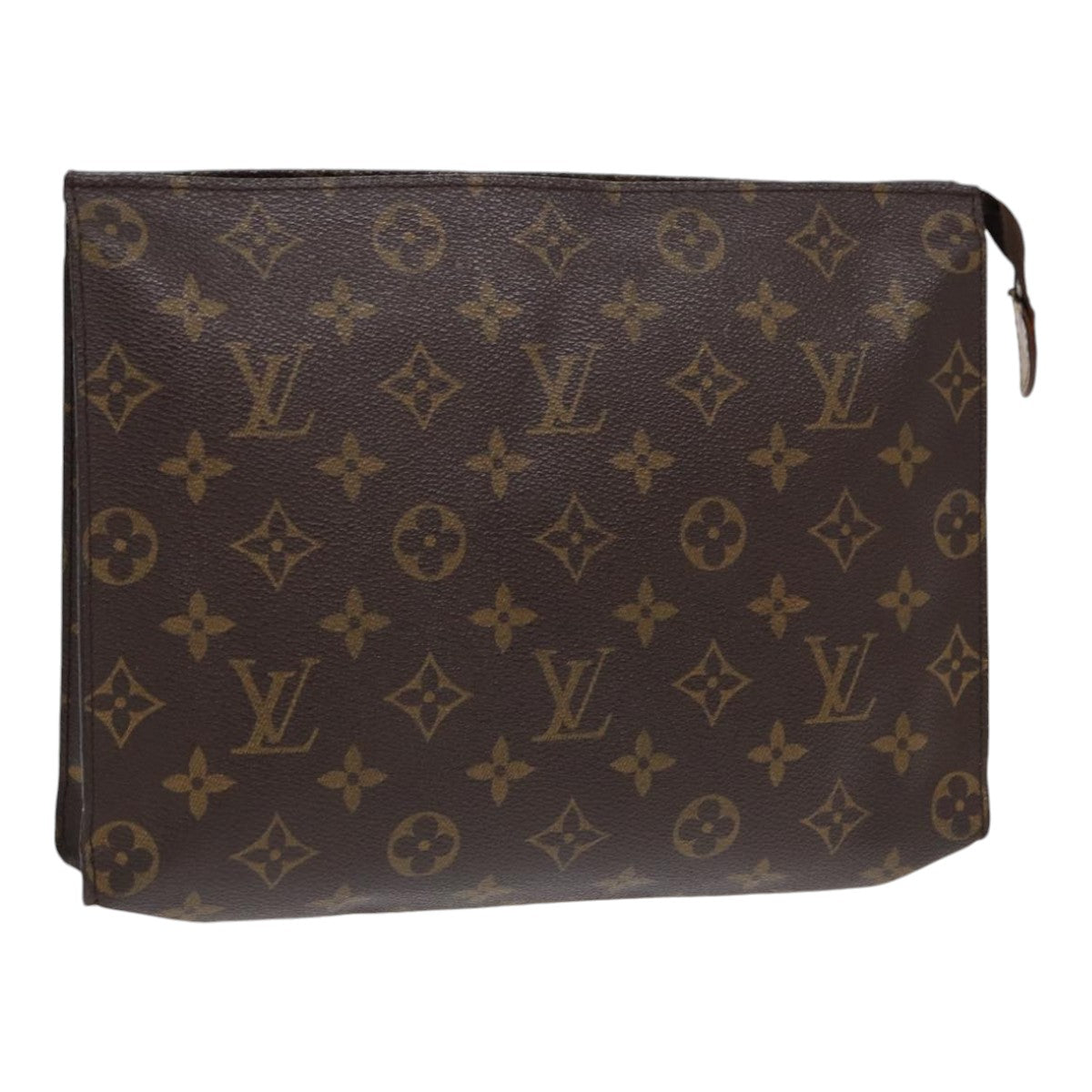 LOUIS VUITTON Monogram Poche Toilette 26 Pouch M47542 LV Auth 86316