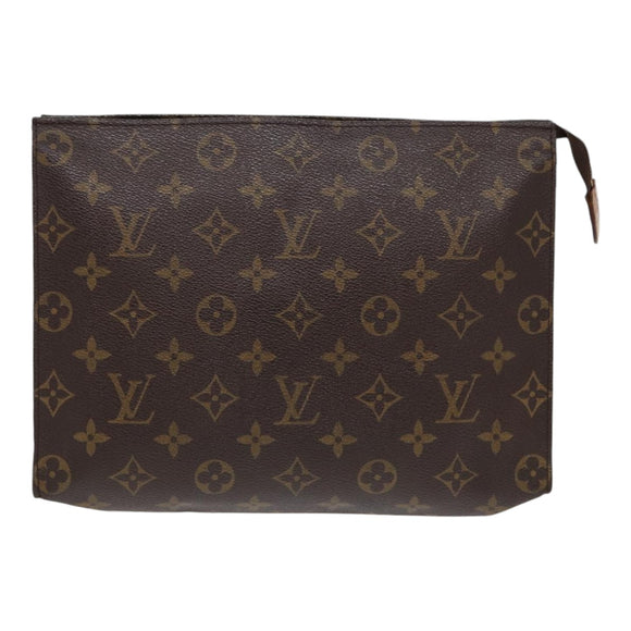 LOUIS VUITTON Monogram Toilette 26 Etui M47542 LV Auth 86316