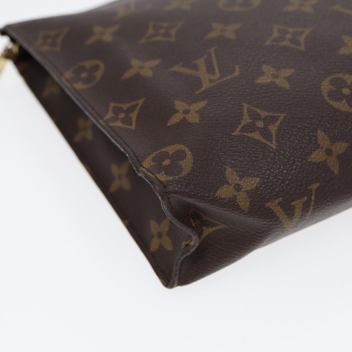 LOUIS VUITTON Monogram Poche Toilette 26 Pouch M47542 LV Auth 86316