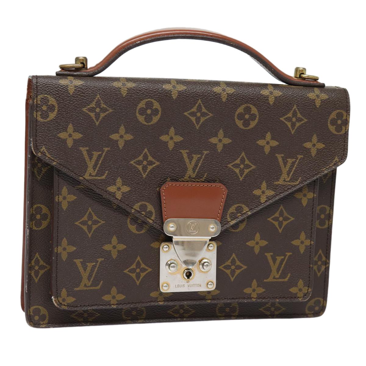 LOUIS VUITTON Monogram Monceau 26 Shoulder Bag M51187 LV Auth 86318