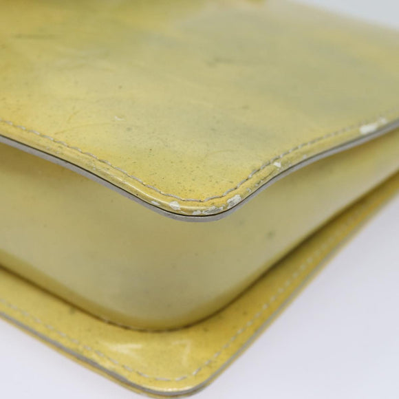 LOUIS VUITTON Monogram Vernis Motto Accessory Pouch Gris M91030 LV Auth 86327