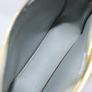 LOUIS VUITTON Monogram Vernis Motto Accessory Pouch Gris M91030 LV Auth 86327-10