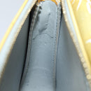 LOUIS VUITTON Monogram Vernis Motto Accessory Pouch Gris M91030 LV Auth 86327-19