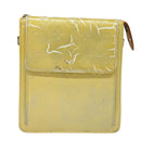 LOUIS VUITTON Monogram Vernis Motto Accessory Pouch Gris M91030 LV Auth 86327-13