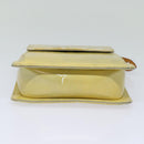 LOUIS VUITTON Monogram Vernis Motto Accessory Pouch Gris M91030 LV Auth 86327-7