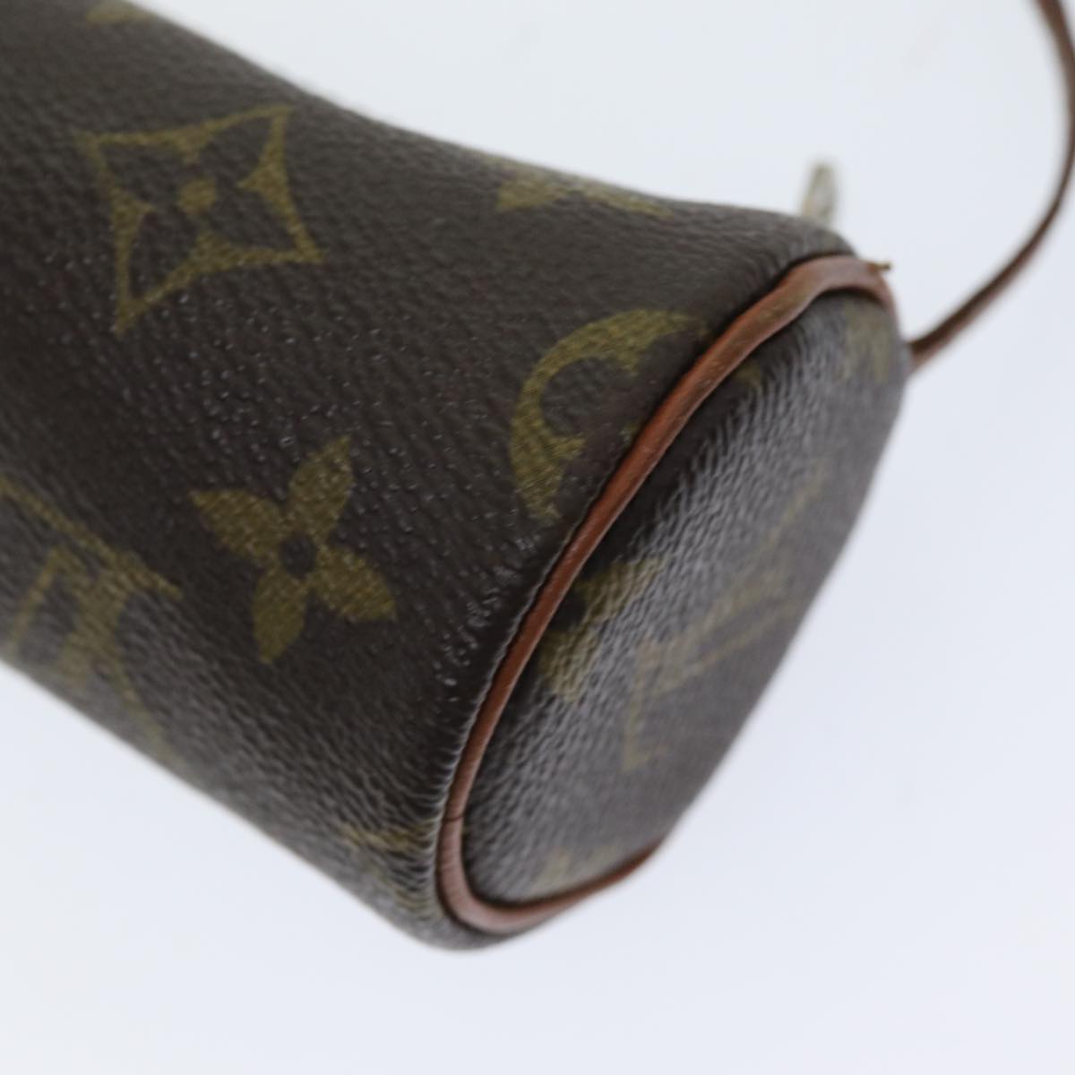 LOUIS VUITTON Monogram Papillon Pouch LV Auth 86331