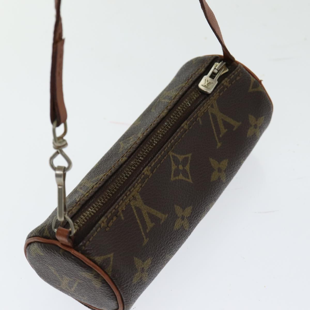 LOUIS VUITTON Monogram Papillon Pouch LV Auth 86331