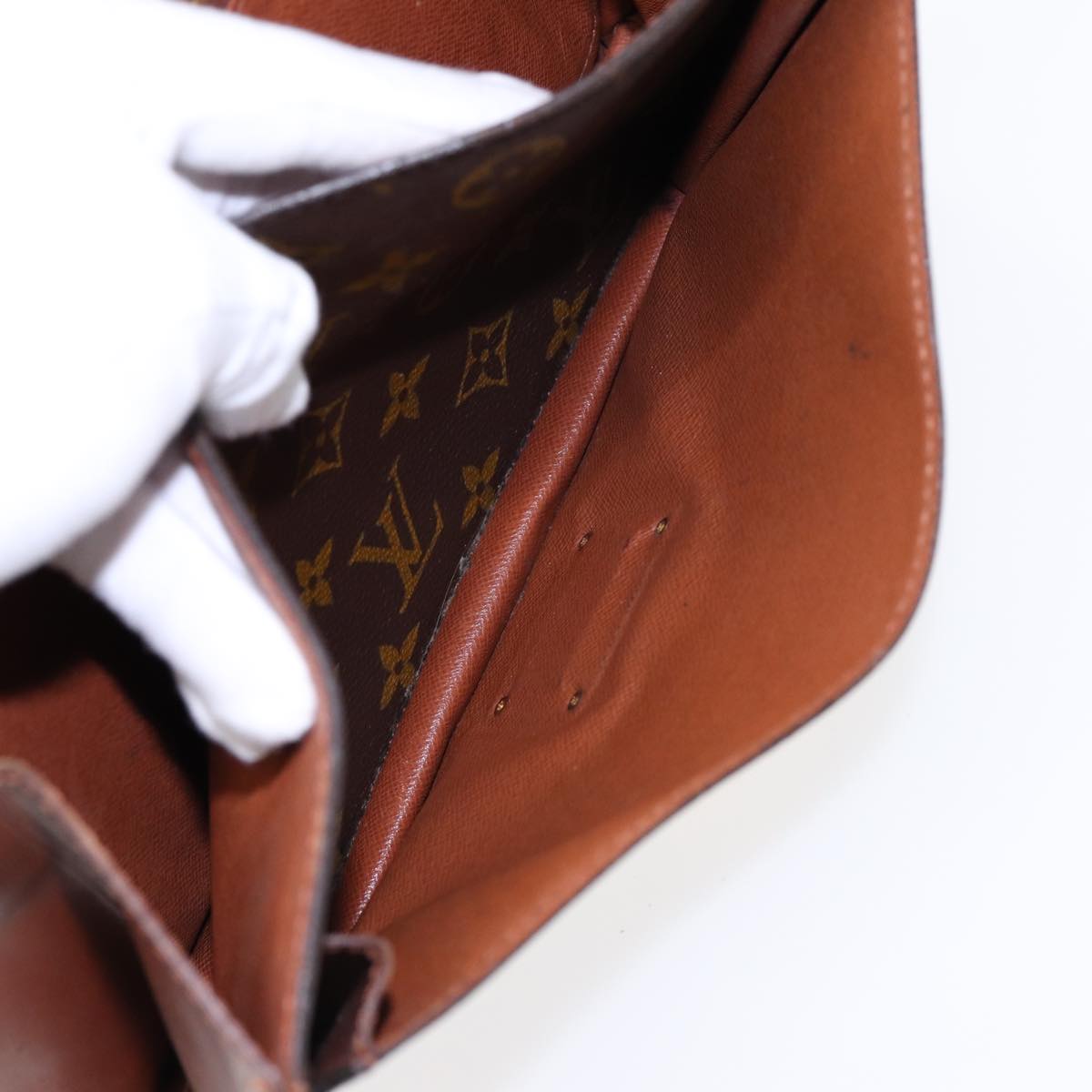 LOUIS VUITTON Monogram Monceau 28 Hand Bag 2way M51185 LV Auth 86352