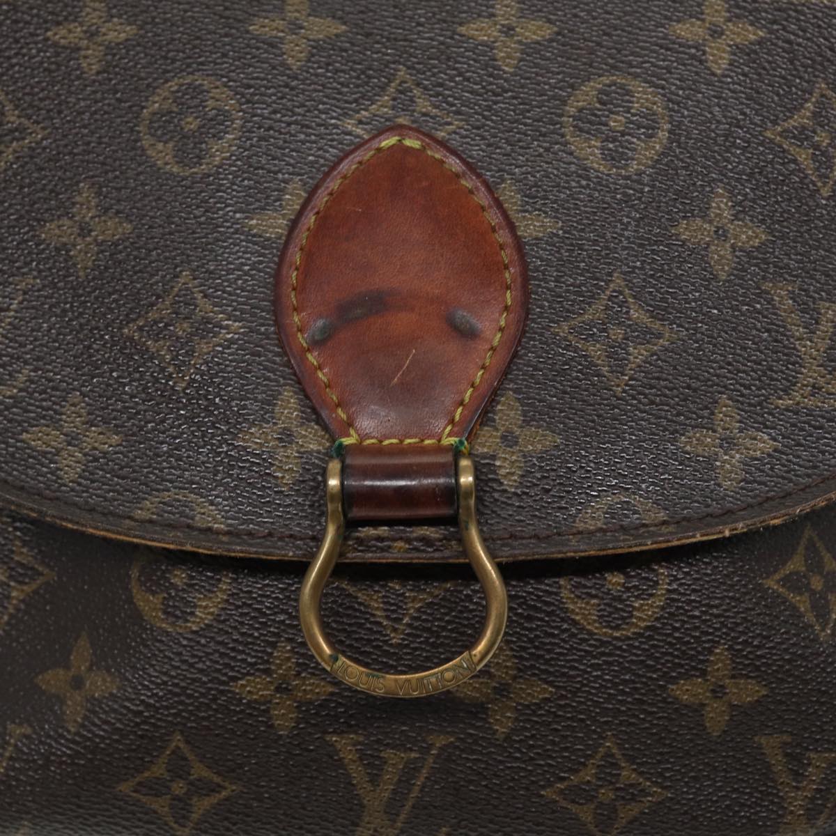 LOUIS VUITTON Monogram Saint Cloud GM Shoulder Bag M51242 LV Auth 86353