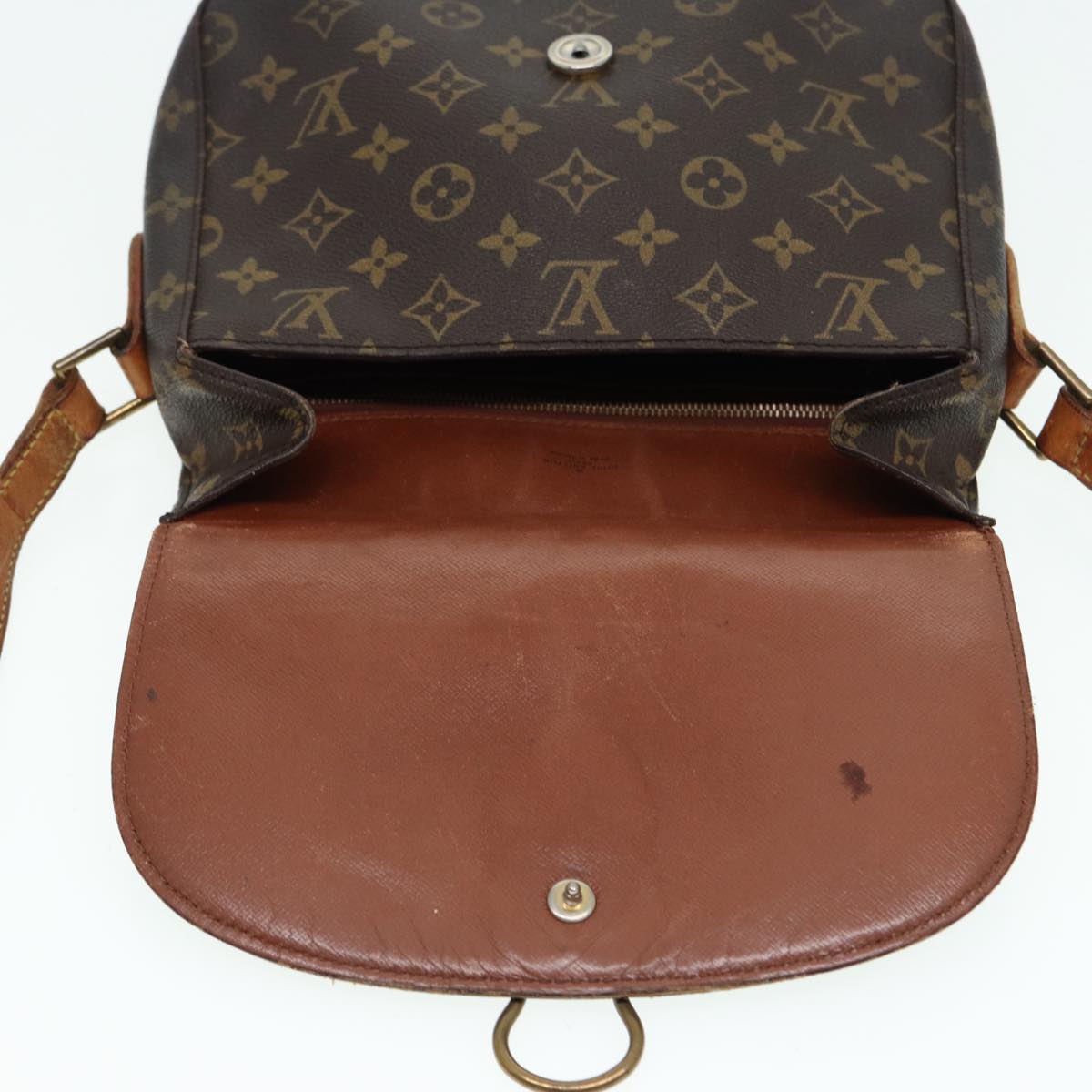 LOUIS VUITTON Monogram Saint Cloud GM Shoulder Bag M51242 LV Auth 86353