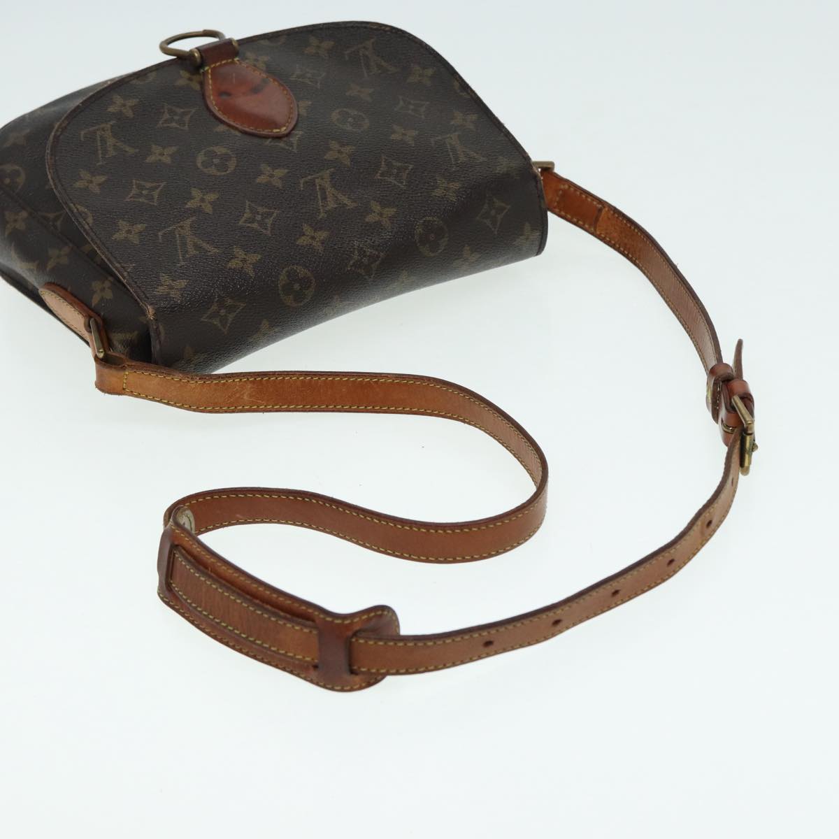 LOUIS VUITTON Monogram Saint Cloud GM Shoulder Bag M51242 LV Auth 86353