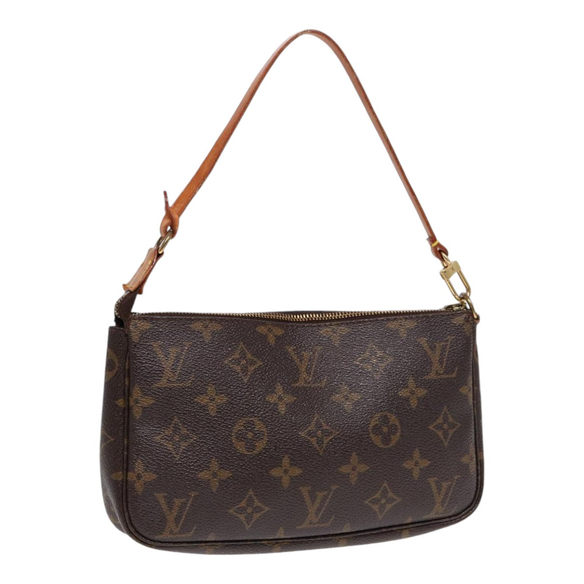 LOUIS VUITTON Monogram Pochette Accessoires Pouch M51980 LV Auth 86357