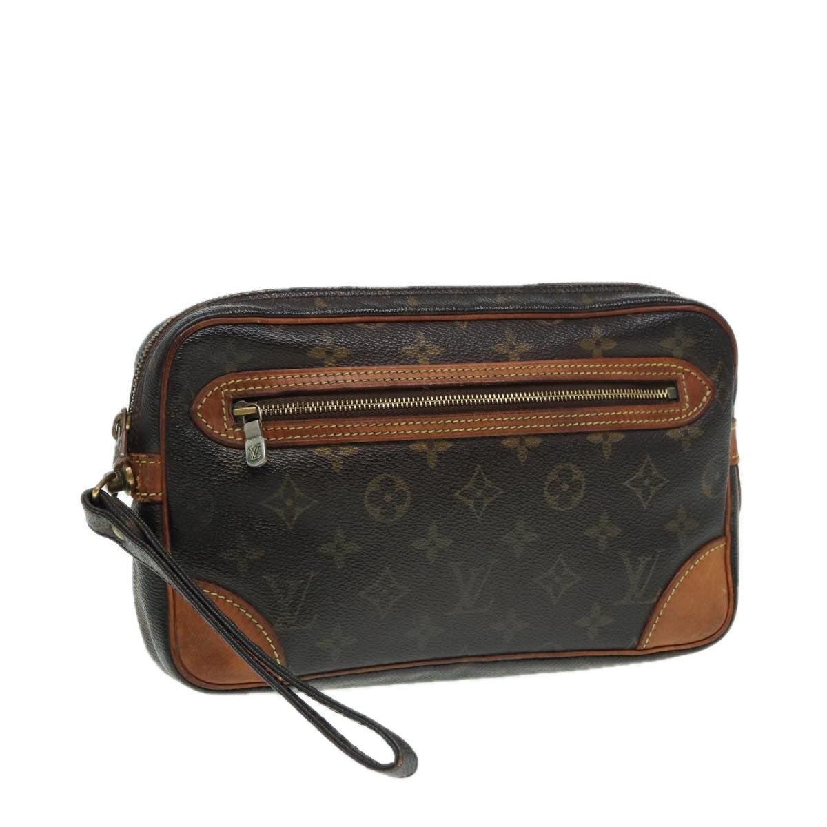 LOUIS VUITTON Monogram Marly Dragonne GM Clutch Bag M51825 LV Auth 86366