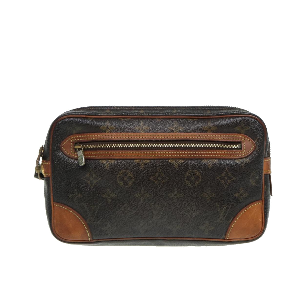 LOUIS VUITTON Monogram Marly Dragonne GM Clutch Bag M51825 LV Auth 86366