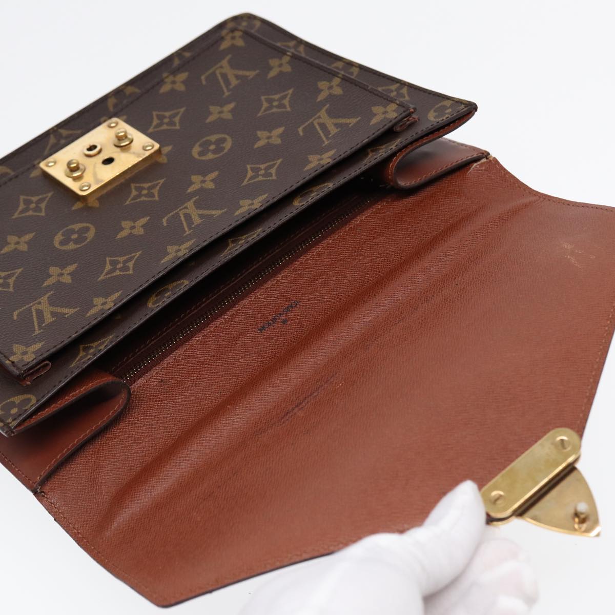 LOUIS VUITTON Monogram Monceau 26 Shoulder Bag M51187 LV Auth 86375