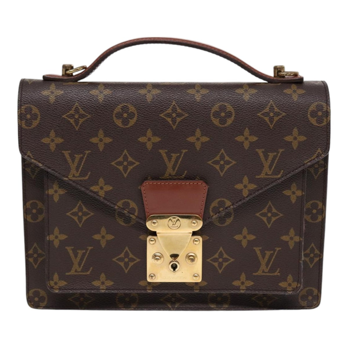 LOUIS VUITTON Monogram Monceau 26 Shoulder Bag M51187 LV Auth 86375