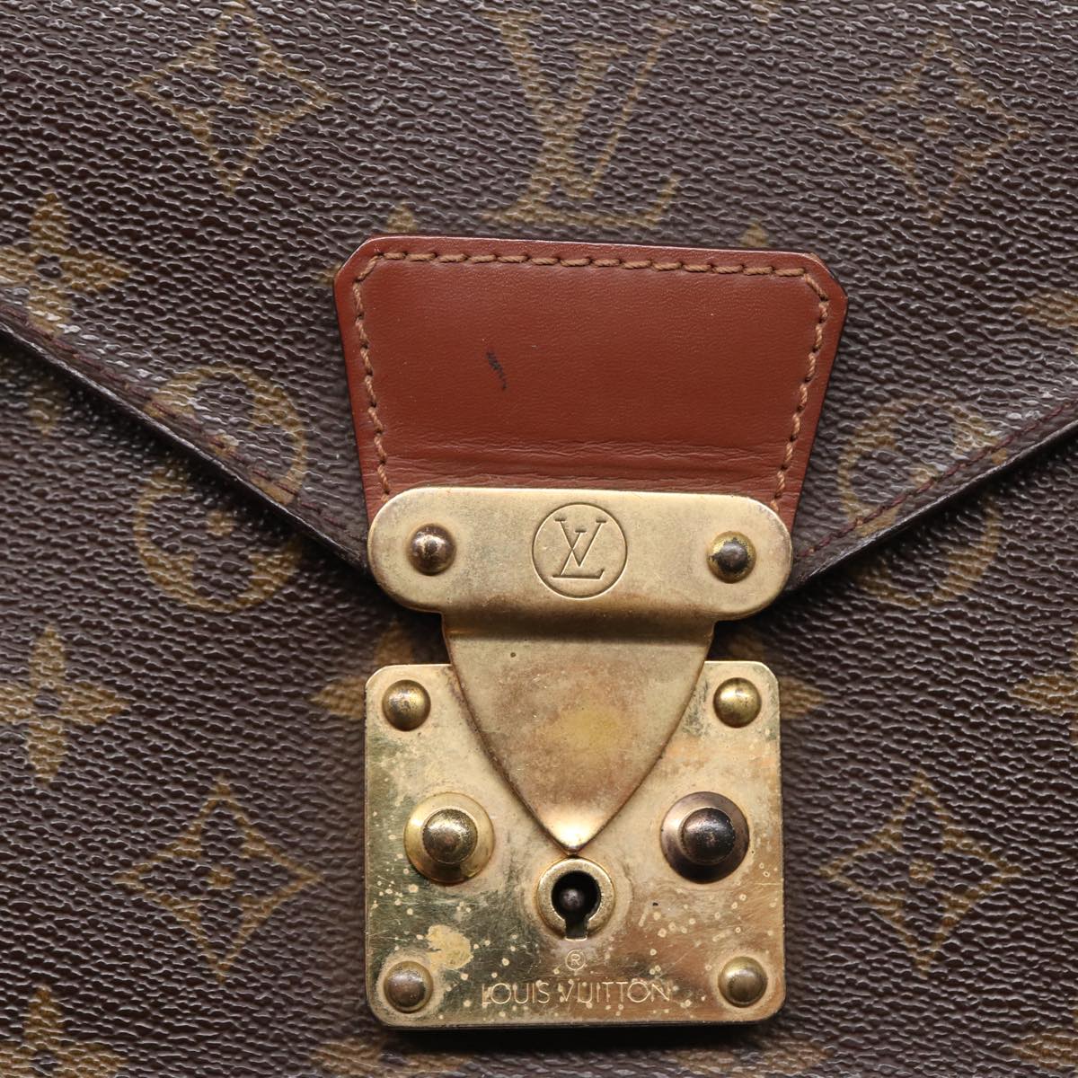 LOUIS VUITTON Monogram Monceau 26 Shoulder Bag M51187 LV Auth 86376