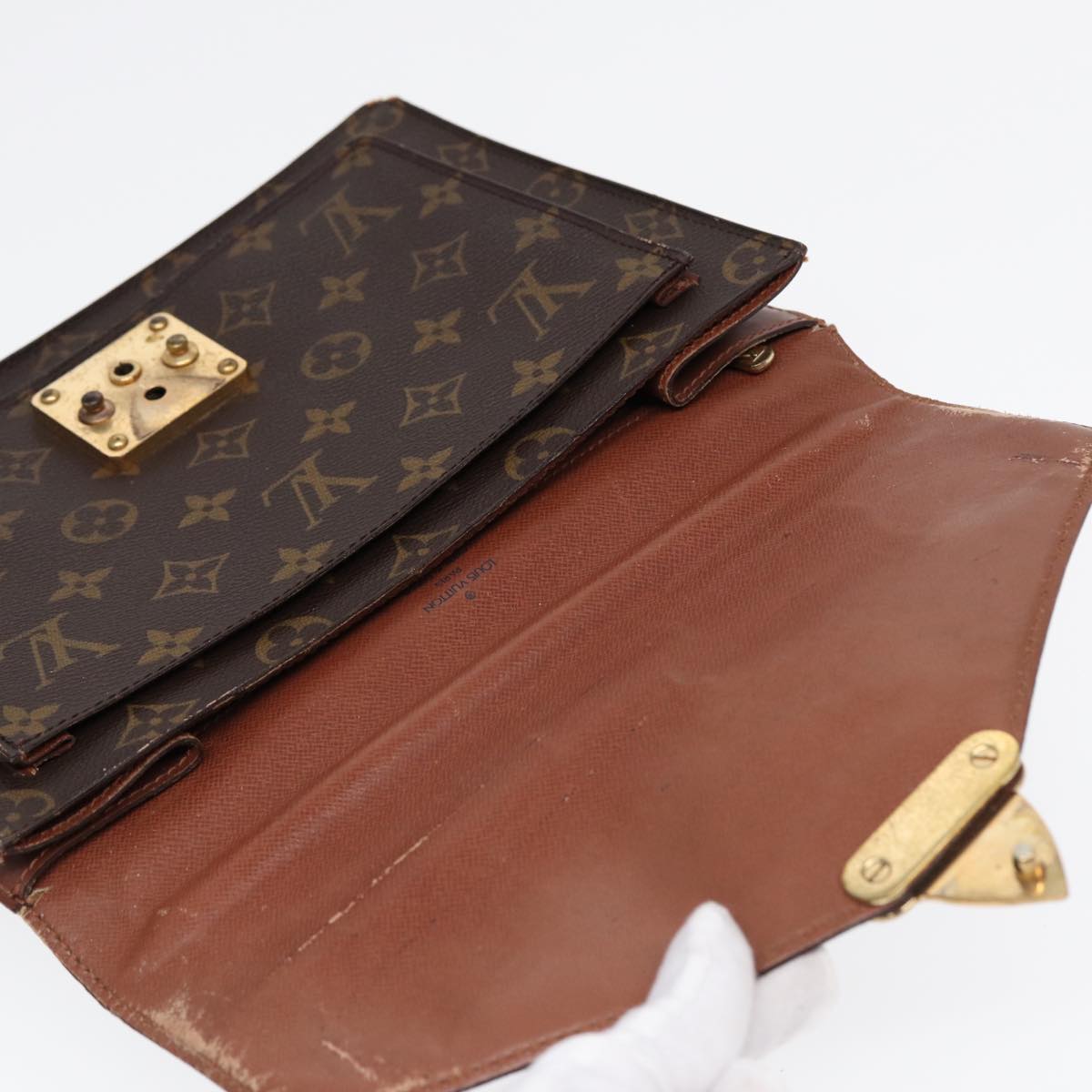 LOUIS VUITTON Monogram Monceau 26 Shoulder Bag M51187 LV Auth 86376