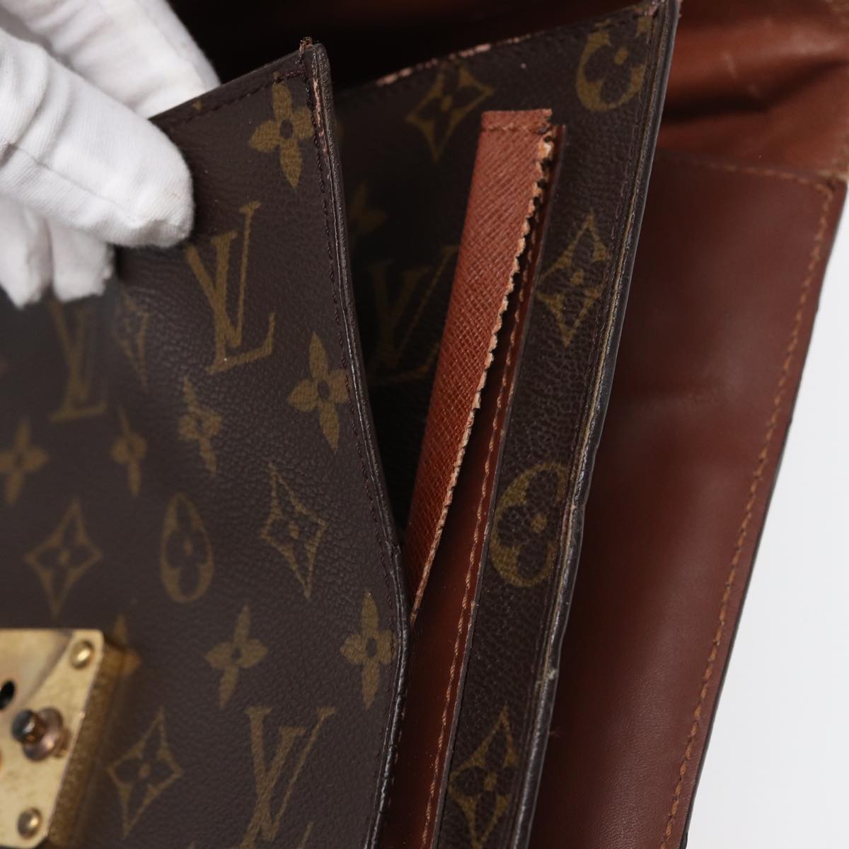 LOUIS VUITTON Monogram Monceau 26 Shoulder Bag M51187 LV Auth 86376