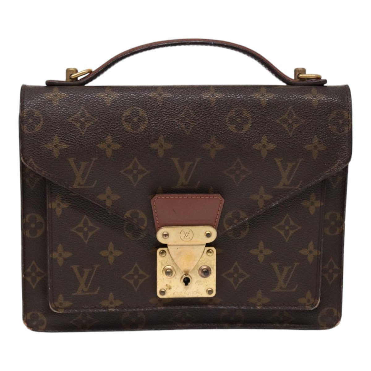 LOUIS VUITTON Monogram Monceau 26 Shoulder Bag M51187 LV Auth 86376