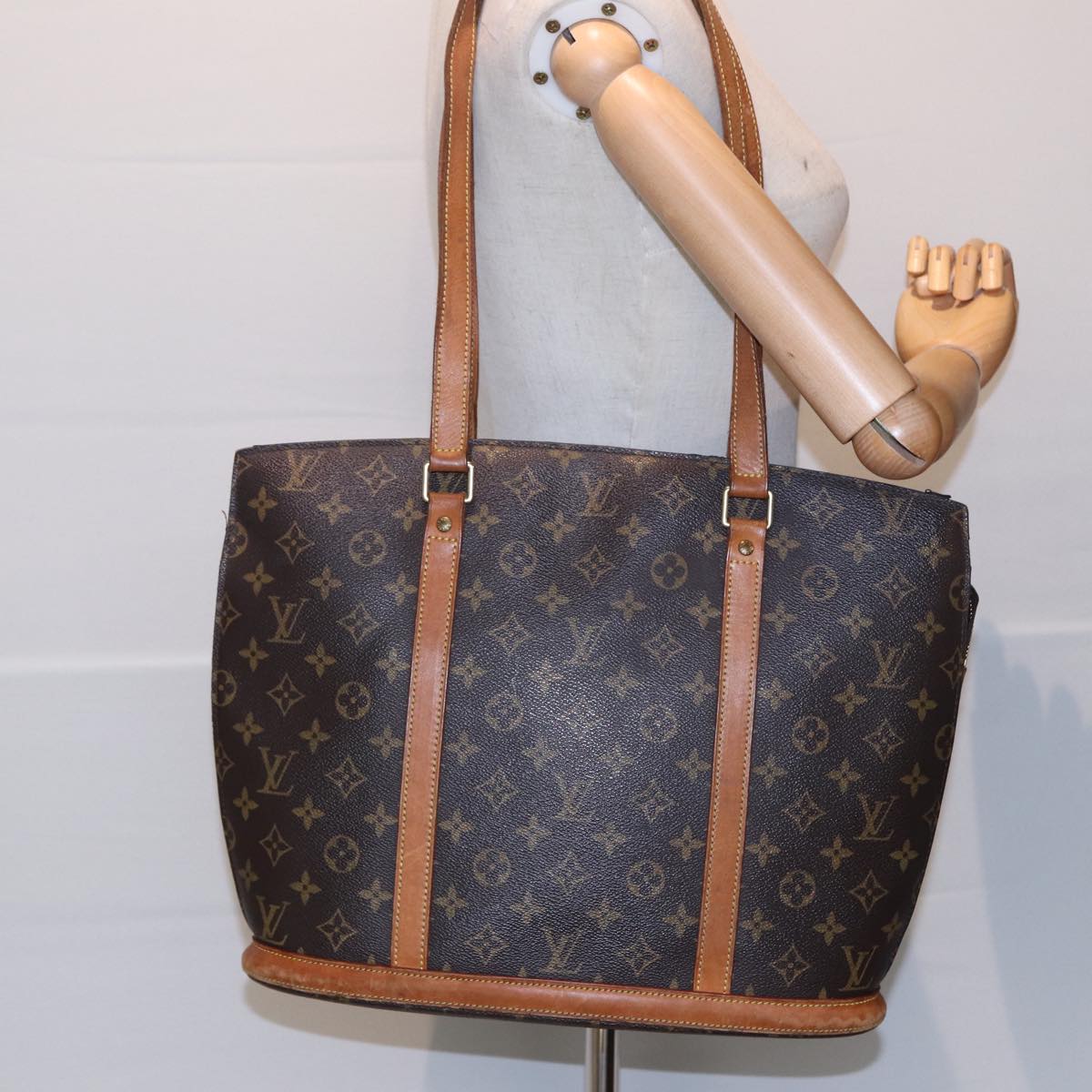 LOUIS VUITTON Monogram Babylone Tote Bag M51102 LV Auth 86388