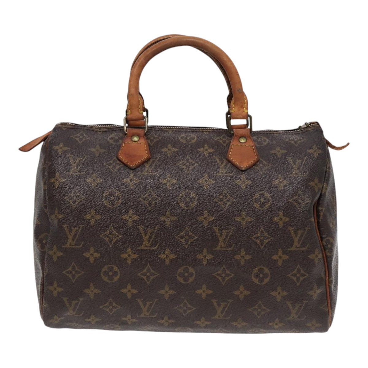 LOUIS VUITTON Monogram Speedy 30 Hand Bag M41526 LV Auth 86395