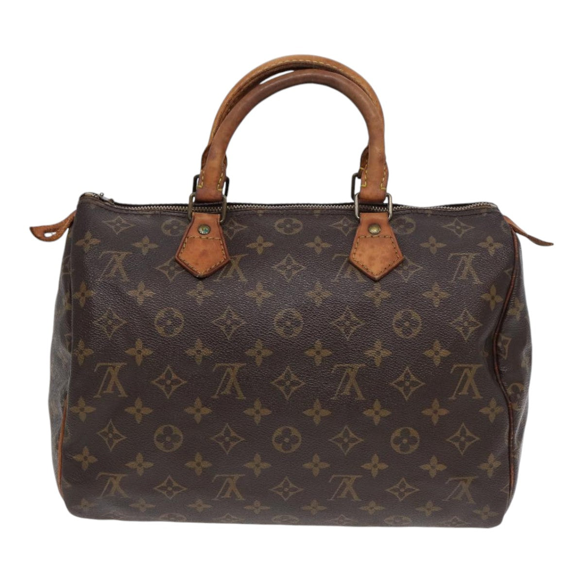 LOUIS VUITTON Monogram Speedy 30 Hand Bag M41526 LV Auth 86395