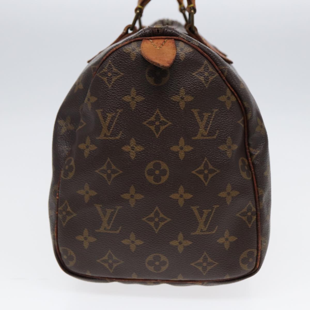 LOUIS VUITTON Monogram Speedy 30 Hand Bag M41526 LV Auth 86395