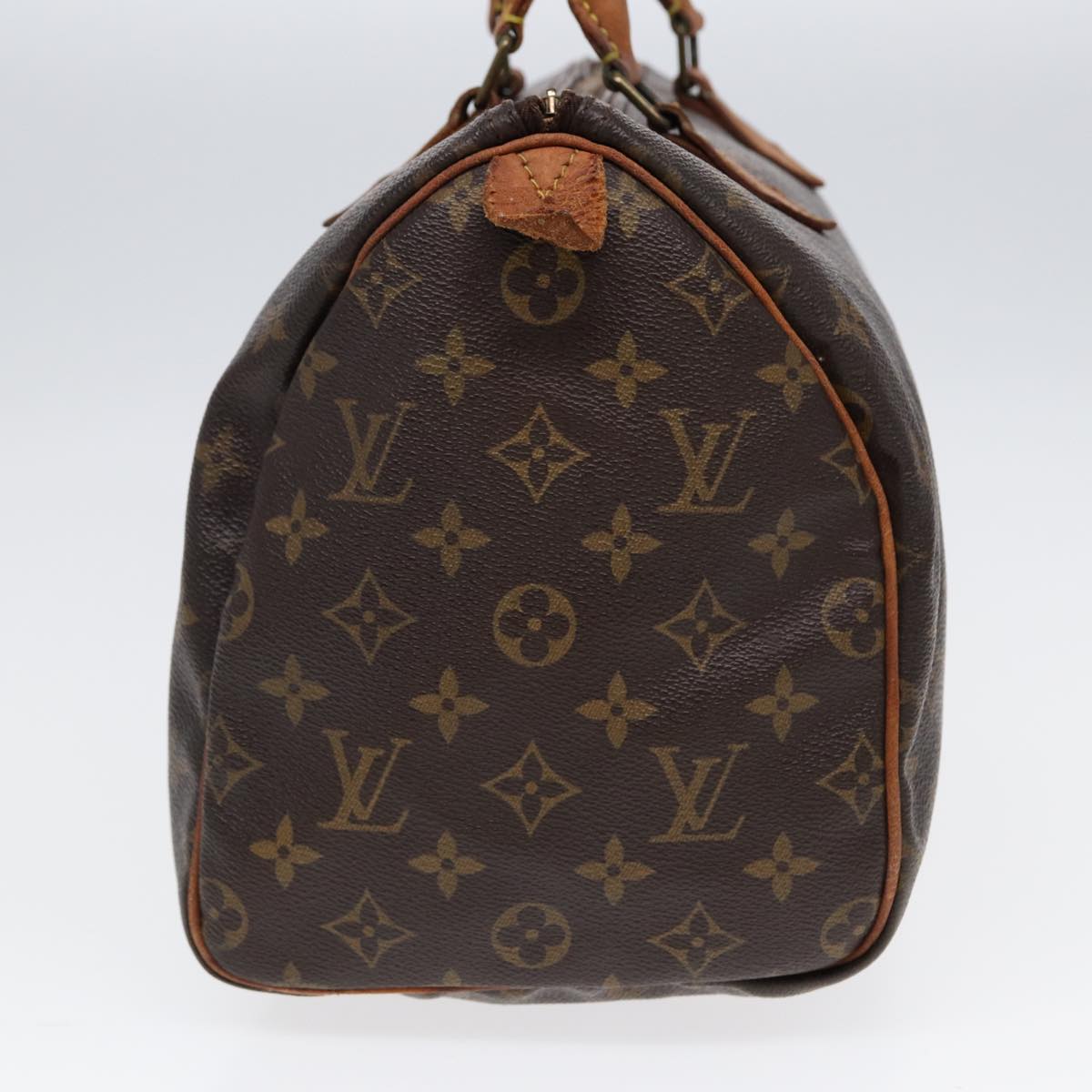 LOUIS VUITTON Monogram Speedy 30 Hand Bag M41526 LV Auth 86395