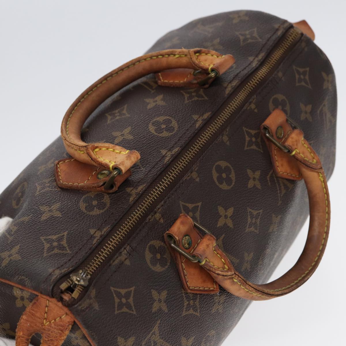 LOUIS VUITTON Monogram Speedy 30 Hand Bag M41526 LV Auth 86395