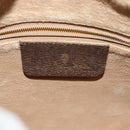 GUCCI GG Canvas Web Sherry Line Shoulder Bag PVC Beige Green Red Auth 86406-18