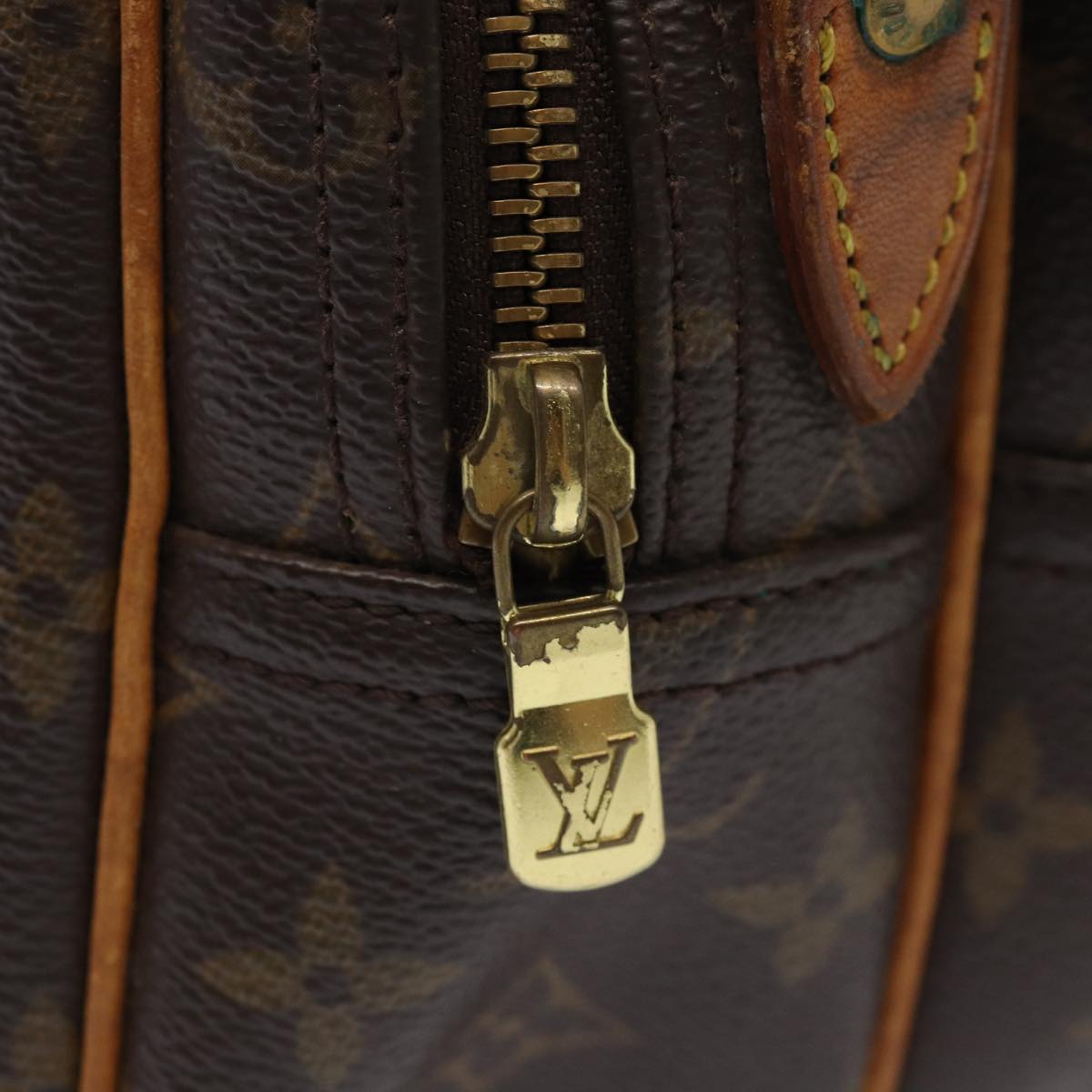 LOUIS VUITTON Monogram Reporter PM Shoulder Bag M45254 LV Auth 86465