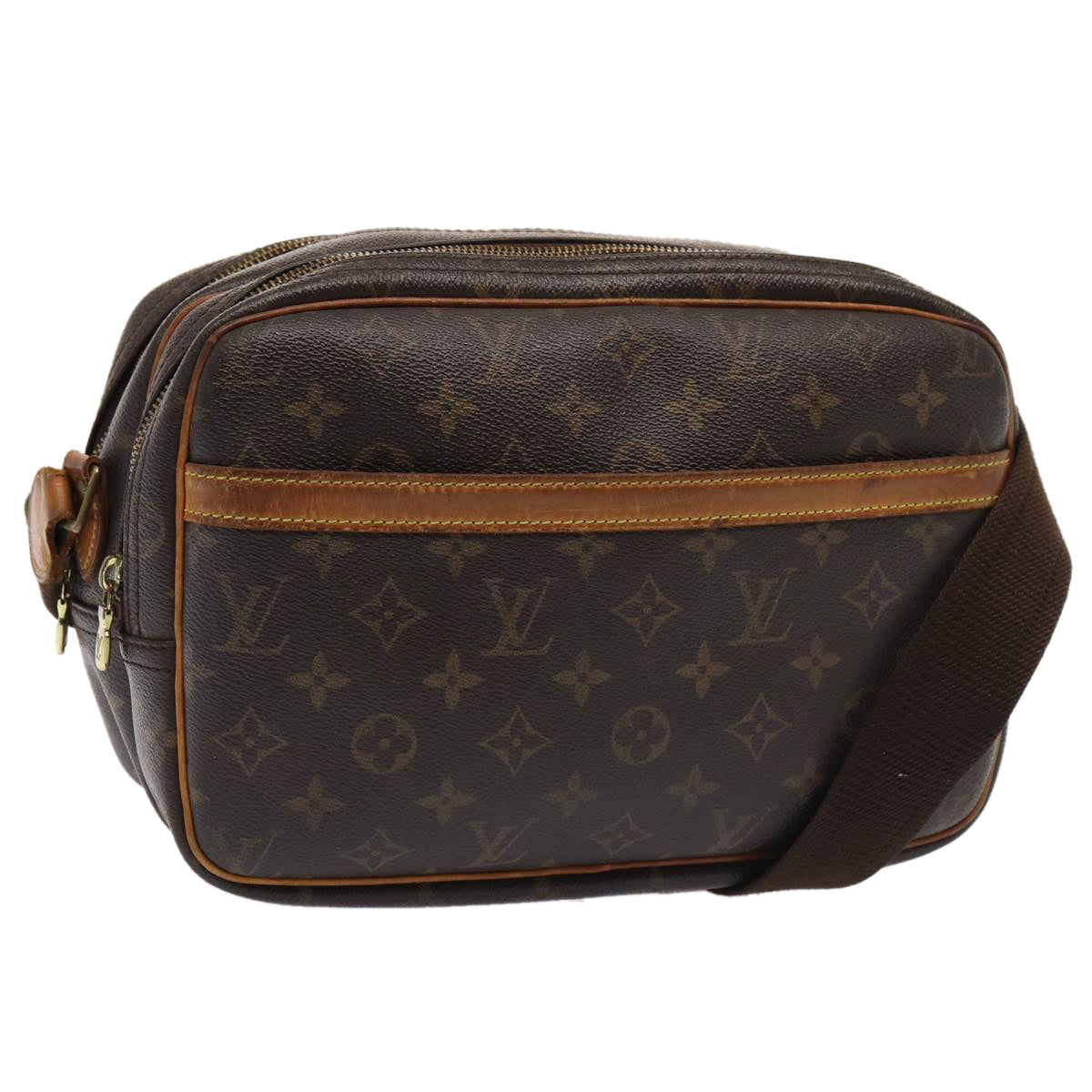 LOUIS VUITTON Monogram Reporter PM Shoulder Bag M45254 LV Auth 86465