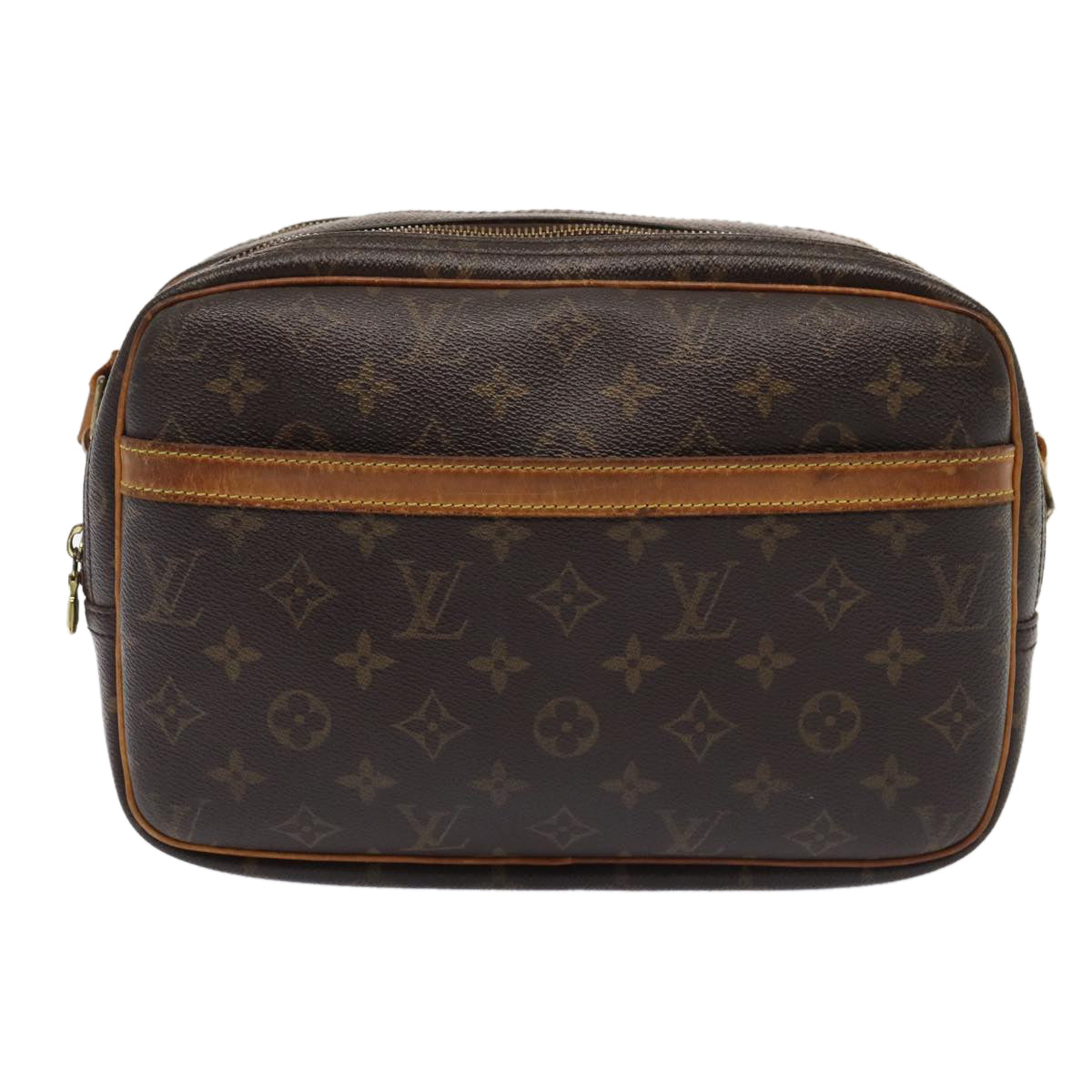 LOUIS VUITTON Monogram Reporter PM Shoulder Bag M45254 LV Auth 86465